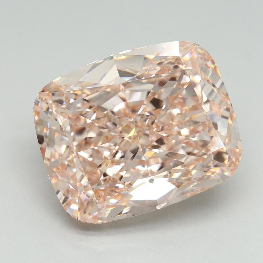 10.33 Ct. Fancy Intense Pink Cushion Lab Grown Diamond