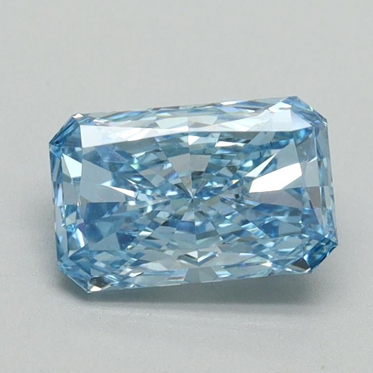 1.03 Ct. Fancy Vivid Blue Radiant Lab Grown Diamond