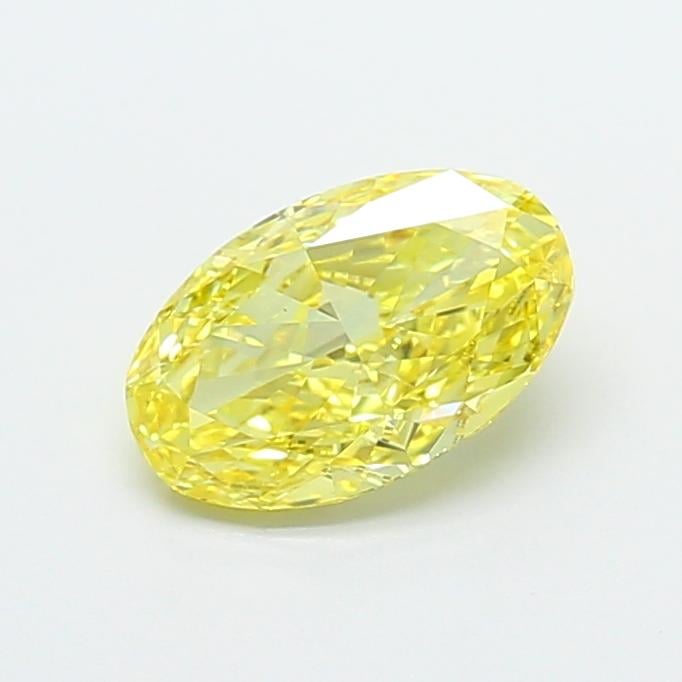 1.50 Ct. Fancy Yellow Oval Lab Grown Diamond