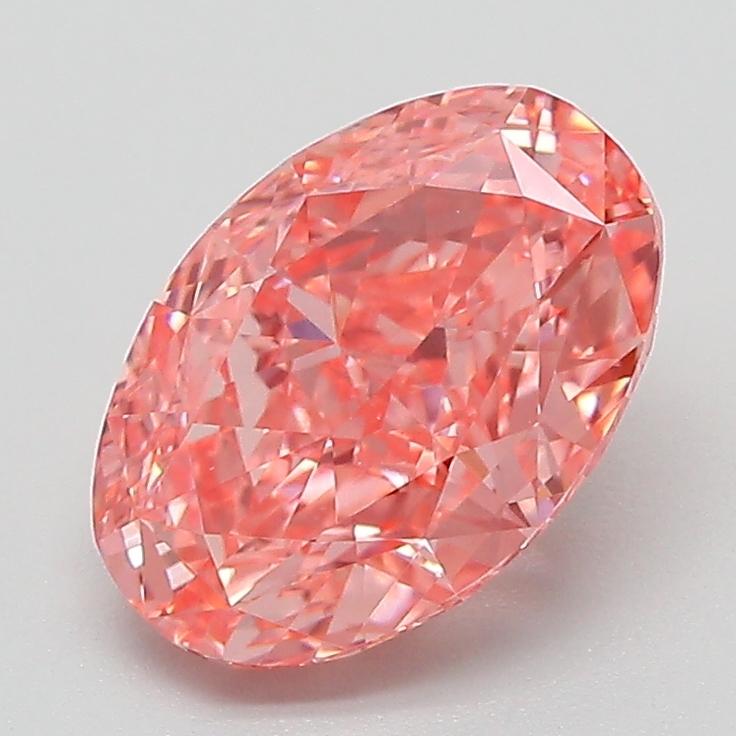 2.09 Ct. Fancy Pink Oval Lab Grown Diamond
