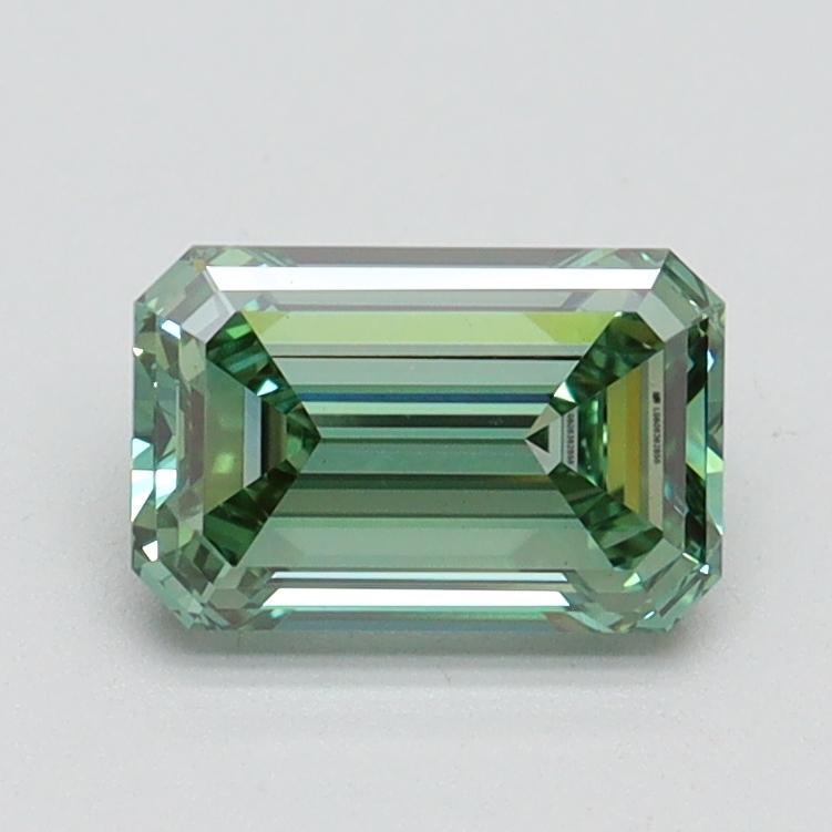 1.07 Ct. Fancy Vivid Green Emerald Lab Grown Diamond