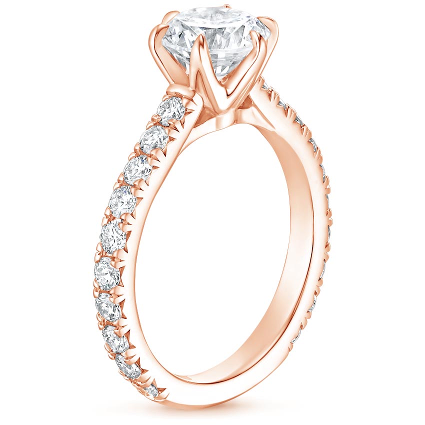 14K Rose Gold Luxe Sienna Diamond Ring (1/2 ct. tw.), large side view