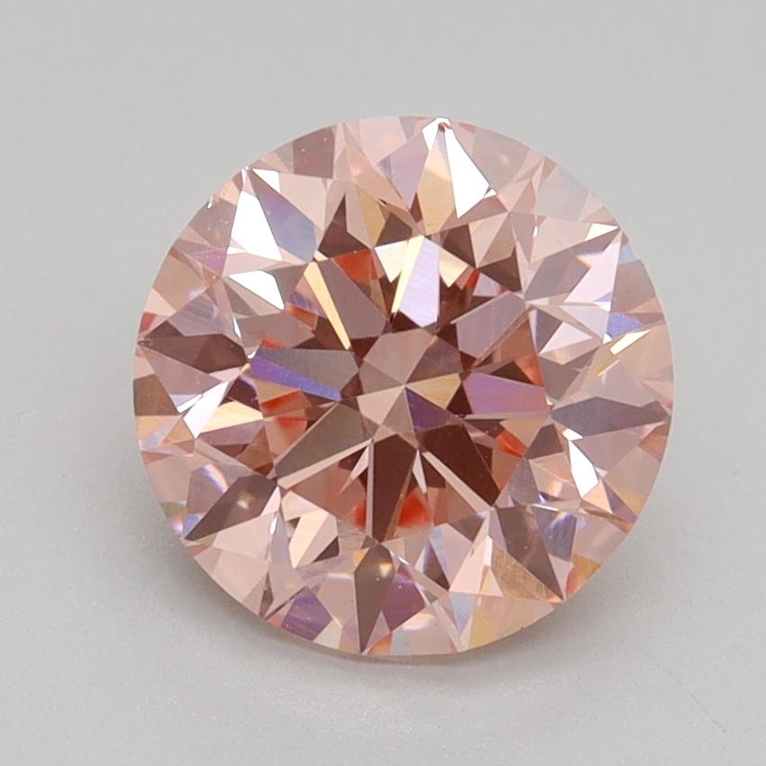 2.00 Ct. Fancy Intense Pink Round Lab Grown Diamond