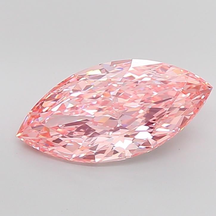 6.25 Ct. Fancy Vivid Pink Marquise Lab Grown Diamond