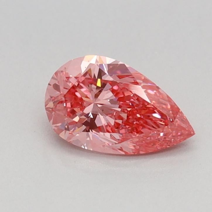 0.38 Ct. Fancy Vivid Pink Pear Lab Grown Diamond
