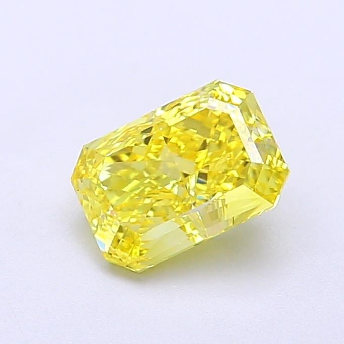 1.06 Ct. Fancy Vivid  Yellow Radiant Lab Grown Diamond