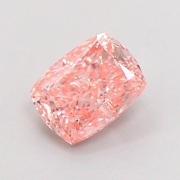 1.20 Ct. Fancy Intense  Pink Cushion Lab Grown Diamond