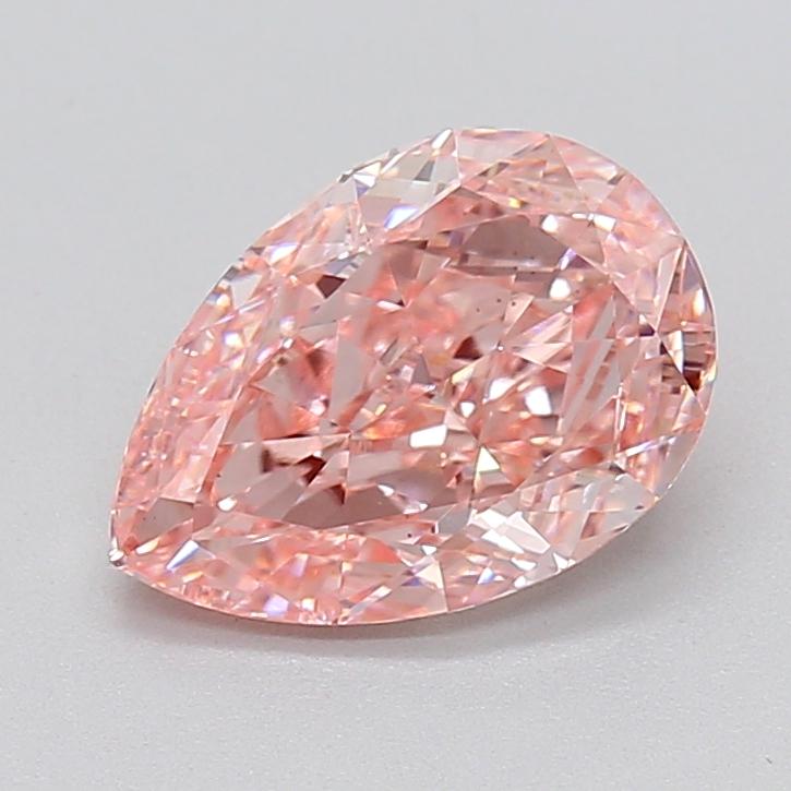 1.91 Ct. Fancy Intense  Pink Pear Lab Grown Diamond