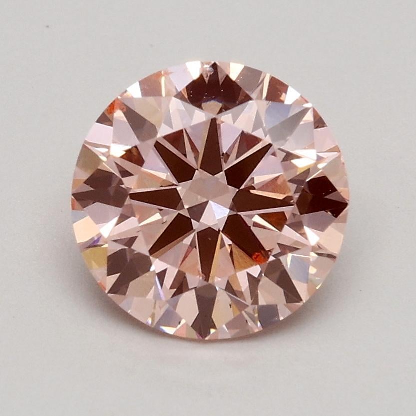 1.11 Ct. Fancy Pink Round Lab Grown Diamond