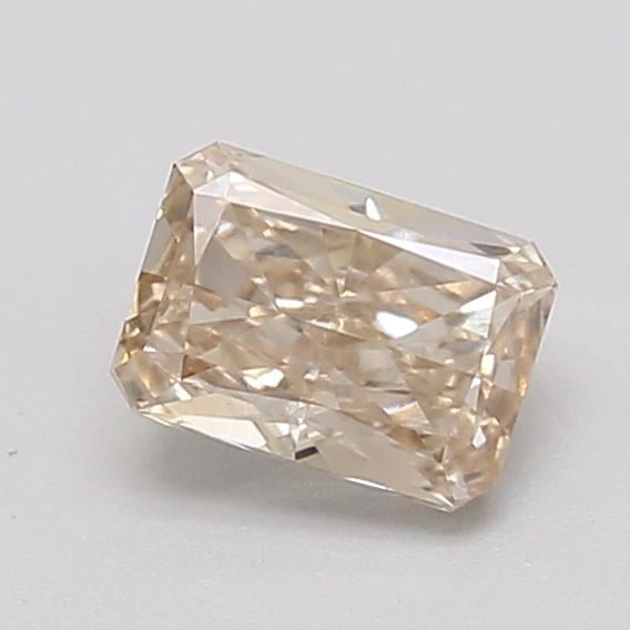 0.33 Ct. Very Light  Brown Radiant Lab Grown Diamond