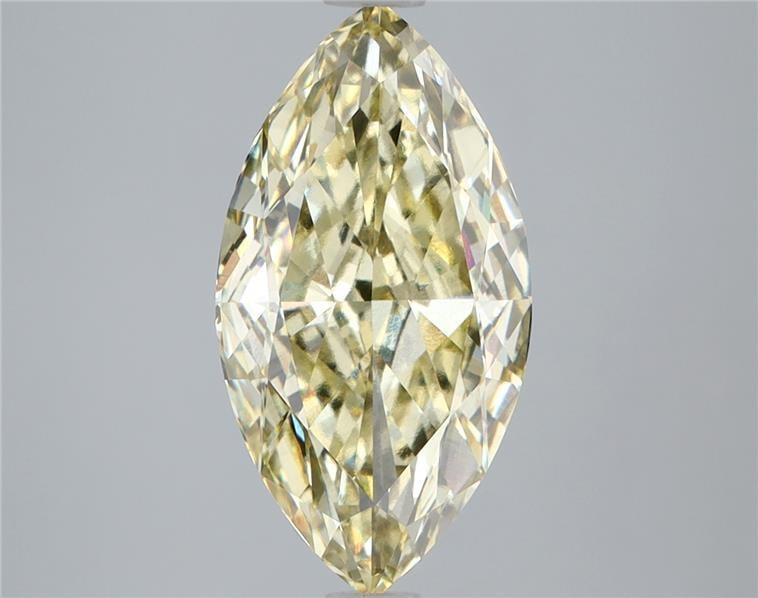 3.54 Ct. Fancy Yellow Marquise Lab Grown Diamond