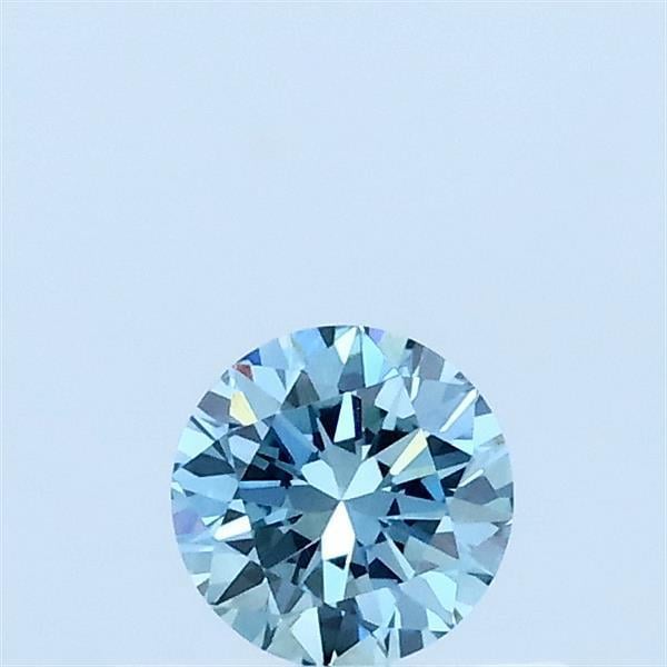 0.31 Ct. Fancy Intense Blue Round Lab Grown Diamond