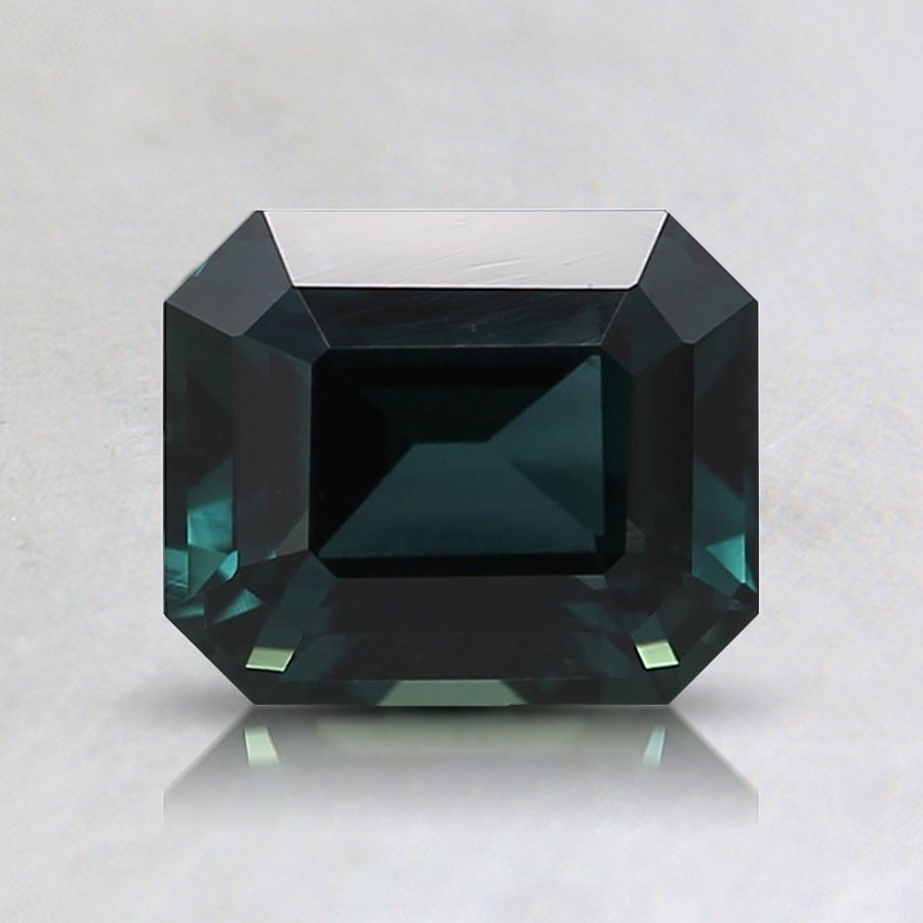 6.6x5.5mm Unheated Teal Emerald Sapphire