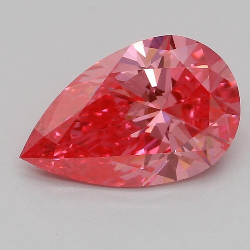 1.05 Ct. Fancy Vivid Pink Pear Lab Grown Diamond