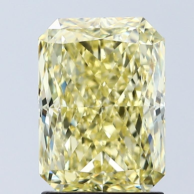 2.08 Ct. Fancy Vivid Yellow Radiant Lab Grown Diamond