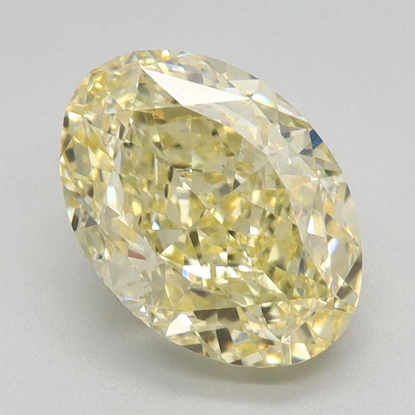 2.26 Ct. Fancy Intense Yellow Oval Lab Grown Diamond