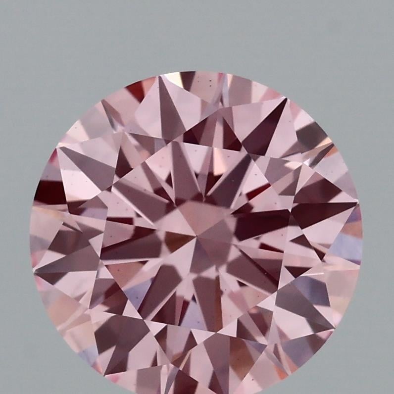 1.84 Ct. Fancy Vivid Pink Round Lab Grown Diamond