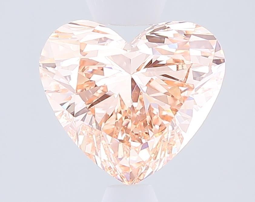 2.04 Ct. Fancy Intense Pink Heart Lab Grown Diamond