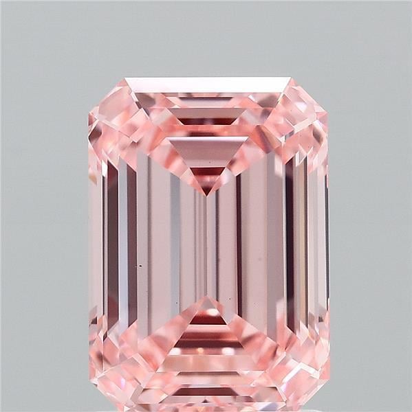 2.02 Ct. Fancy Vivid Pink Emerald Lab Grown Diamond
