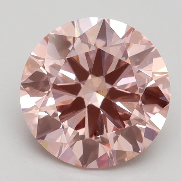 2.20 Ct. Fancy Intense Pink Round Lab Grown Diamond