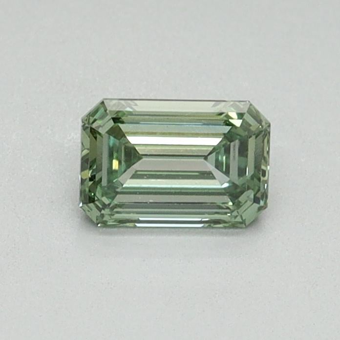 0.40 Ct. Fancy Vivid Green Emerald Lab Grown Diamond