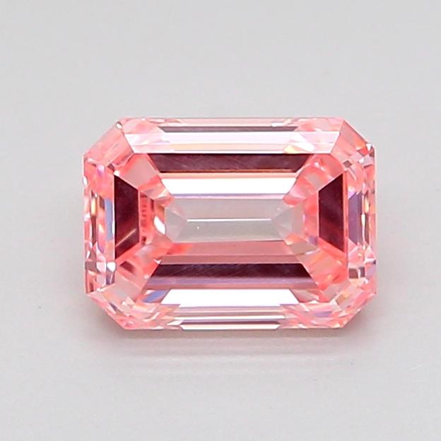 1.10 Ct. Fancy Intense Pink Emerald Lab Grown Diamond