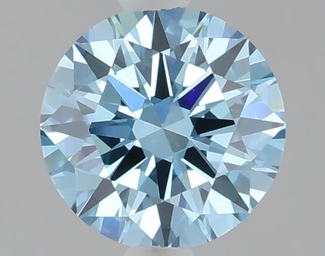 1.50 Ct. Fancy Vivid Blue Round Lab Grown Diamond