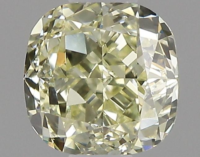 0.5 Ct. Fancy Light Yellow Cushion Diamond