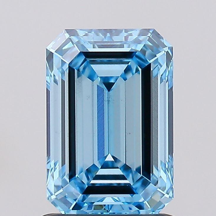 1.20 Ct. Fancy Intense Blue Emerald Lab Grown Diamond