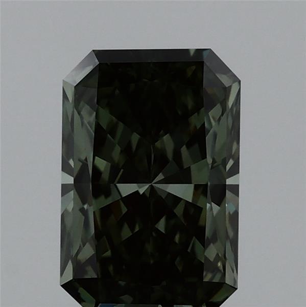 1.03 Ct. Fancy Vivid Green Radiant Lab Grown Diamond