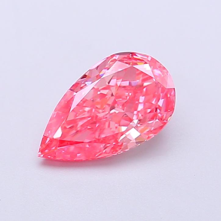 1.02 Ct. Fancy Vivid Pink Pear Lab Grown Diamond