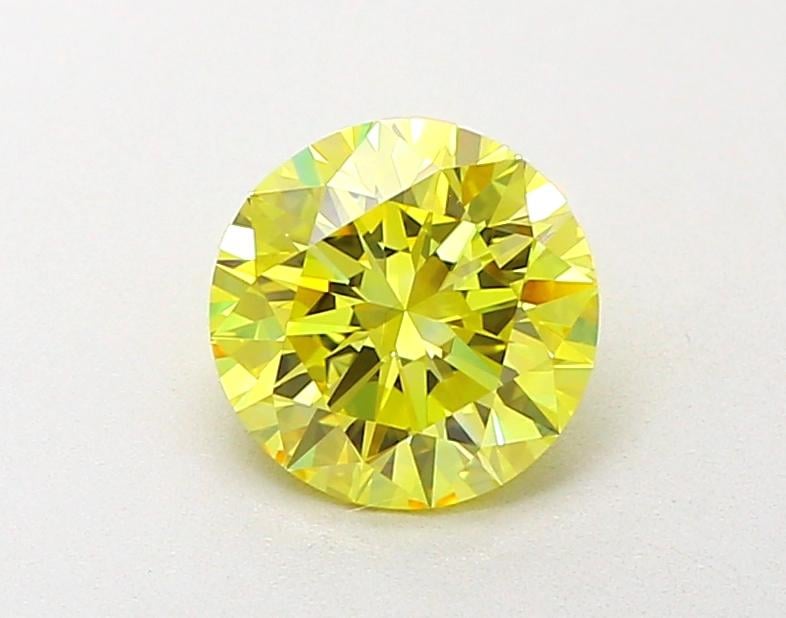 1.5 Ct. Fancy Intense  Yellow Round Lab Grown Diamond