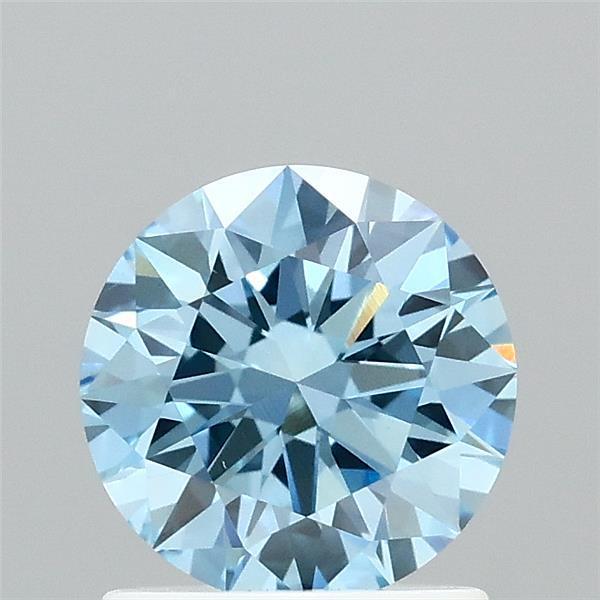 1.16 Ct. Fancy Vivid Blue Round Lab Grown Diamond