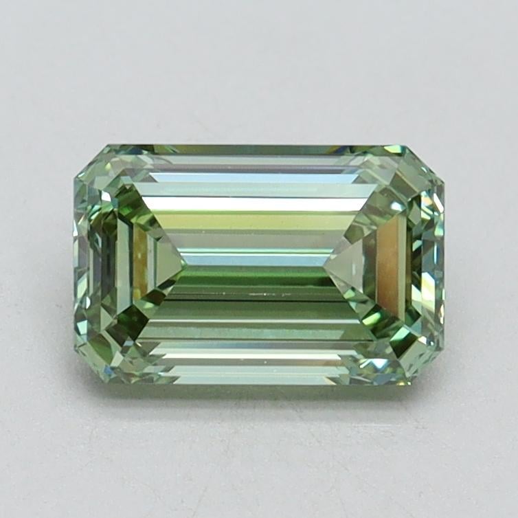 1.05 Ct. Fancy Intense Pacific Green Emerald Lab Grown Diamond