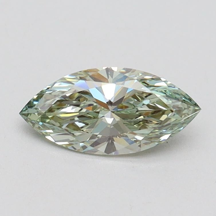 0.53 Ct. Fancy Intense Green Marquise Lab Grown Diamond