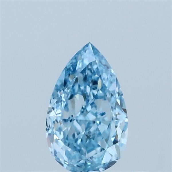 0.52 Ct. Fancy Vivid  Blue Pear Lab Grown Diamond
