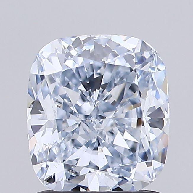 1.51 Ct. Fancy Blue Cushion Lab Grown Diamond