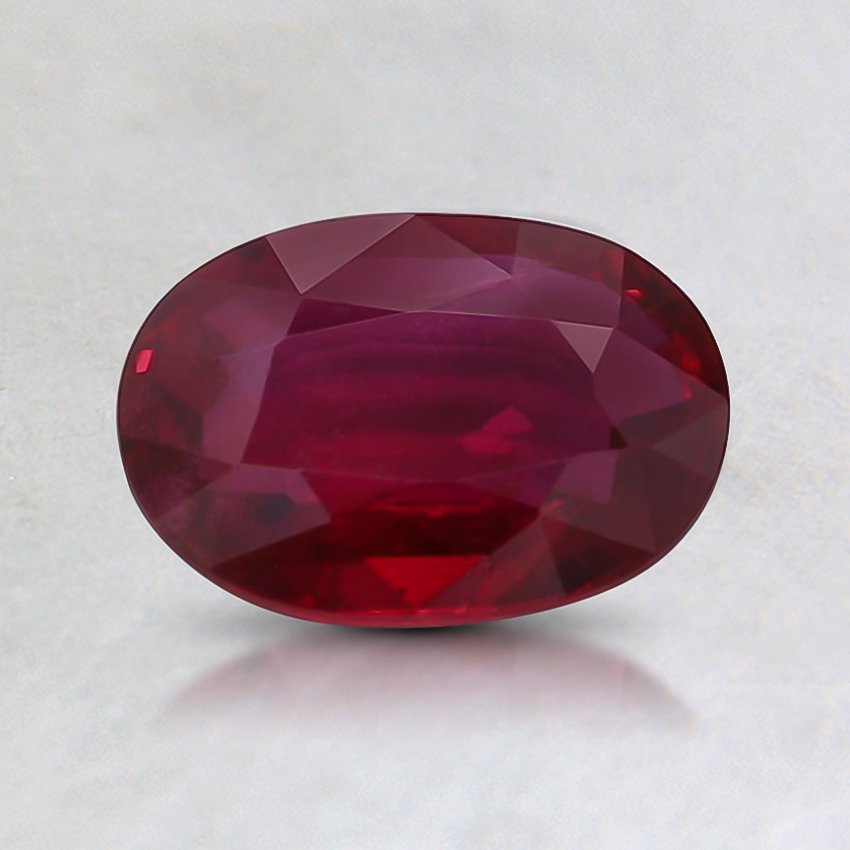 7.1x5.2mm Unheated Oval Ruby