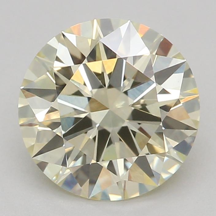 1.07 Ct. Fancy Light Yellow Round Lab Grown Diamond