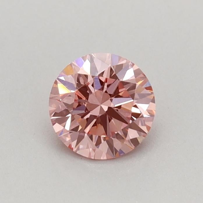 0.32 Ct. Fancy Vivid Pink Round Lab Grown Diamond