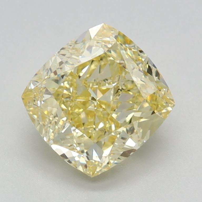 1.50 Ct. Fancy Intense Yellow Cushion Lab Grown Diamond