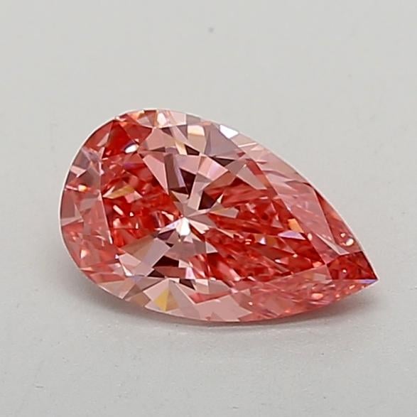 0.86 Ct. Fancy Vivid  Pink Pear Lab Grown Diamond