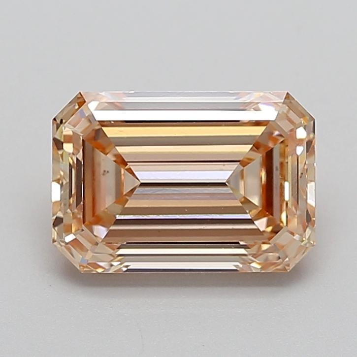3.00 Ct. Fancy  Orange Emerald Lab Grown Diamond