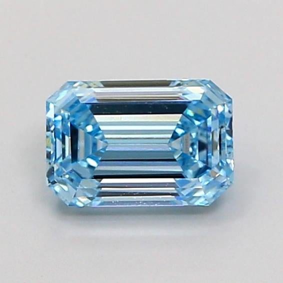 1.03 Ct. Fancy Vivid  Blue Emerald Lab Grown Diamond