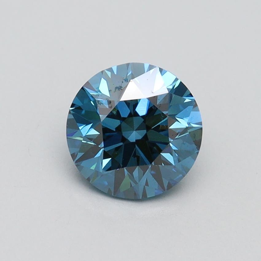1.01 Ct. Fancy Vivid Blue Round Lab Grown Diamond