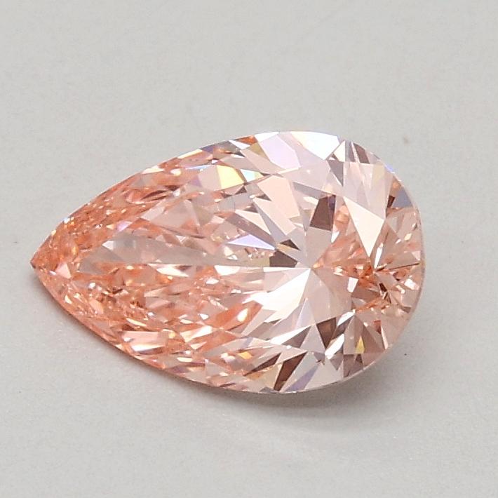 0.56 Ct. Fancy Intense Pink Pear Lab Grown Diamond
