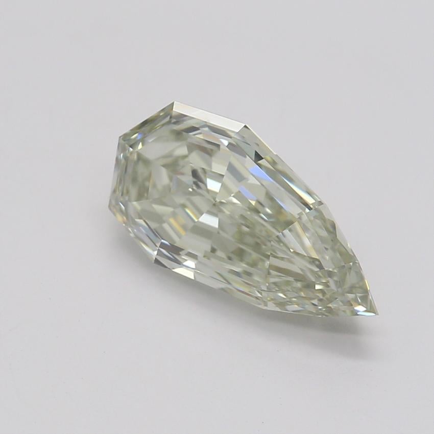 1.12 Ct. Fancy Gray-Greenish Yellow Pear Diamond