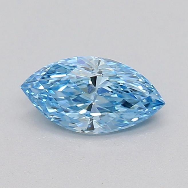 0.26 Ct. Fancy Vivid  Blue Marquise Lab Grown Diamond
