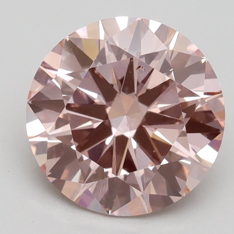 2.20 Ct. Fancy Intense Pink Round Lab Grown Diamond