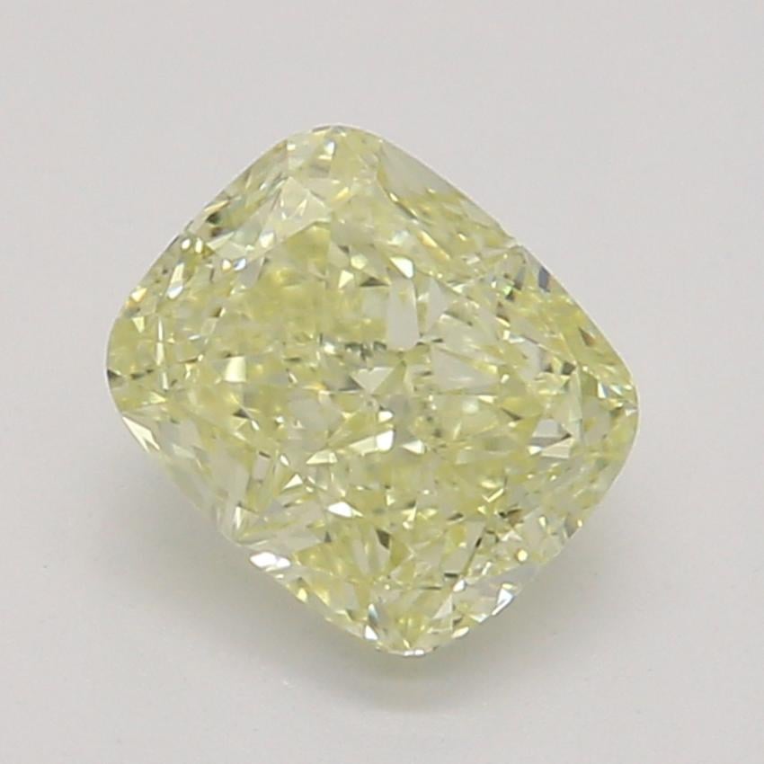 0.50 Ct. Fancy Light Yellow Cushion Diamond